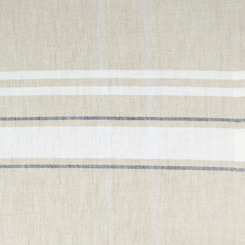 Design Imports Chambray French Sripe Tablecloth