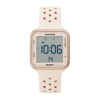 Armitron Pro Sport Womens Chronograph Multi-Function Digital Rose Goldtone Strap Watch 40/8417pbh