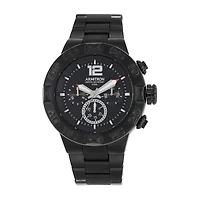 Armitron® Mens Black Titanium Bracelet Watch