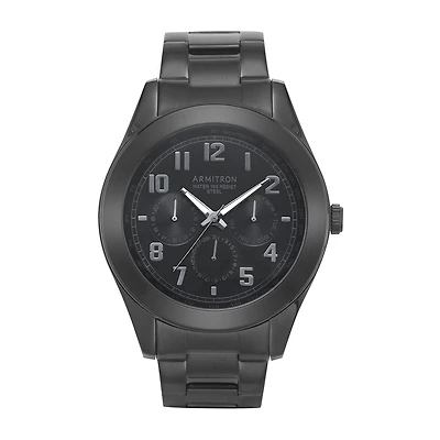 Armitron Mens Black Stainless Steel Bracelet Watch 20/5236bkti