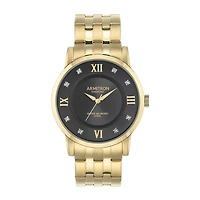 Armitron All Sport Mens Gold Tone Stainless Steel Bracelet Watch 20/5251bkgp