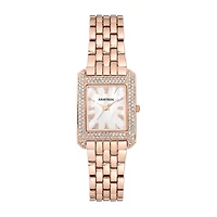 Armitron Womens Crystal Accent Rose Goldtone Bracelet Watch 75/5575mprg