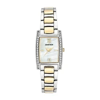 Armitron Womens Crystal Accent Two Tone Bracelet Watch 75/5705mptt