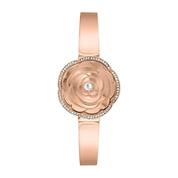 Armitron Womens Crystal Accent Rose Goldtone Bangle Watch-75/5682mprg