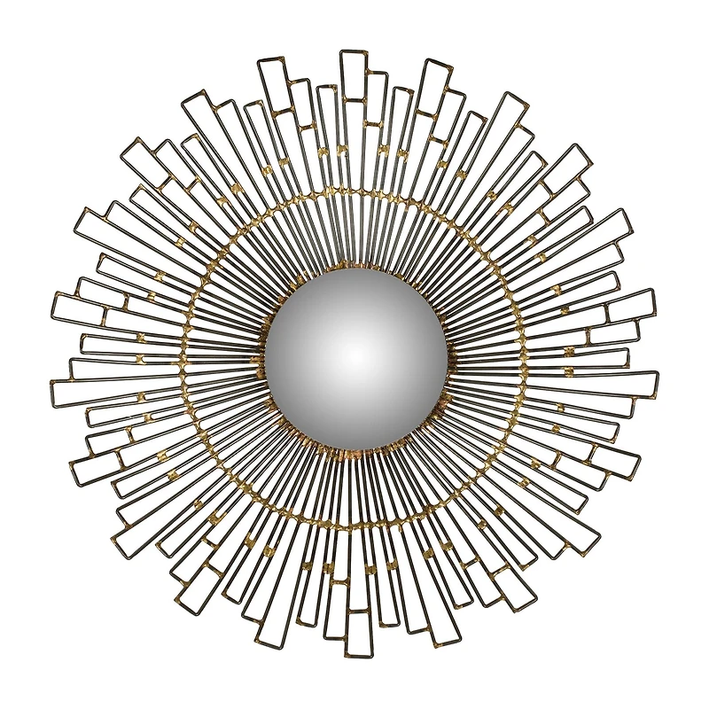 Safavieh Starlight Natural Wall Mount Sunburst Wall Mirror
