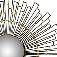 Safavieh Starlight Natural Wall Mount Sunburst Wall Mirror