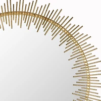 Safavieh Sunray Antique Gold Wall Mount Sunburst Wall Mirror