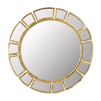 Safavieh Deco Antique Gold Wall Mount Sunburst Wall Mirror