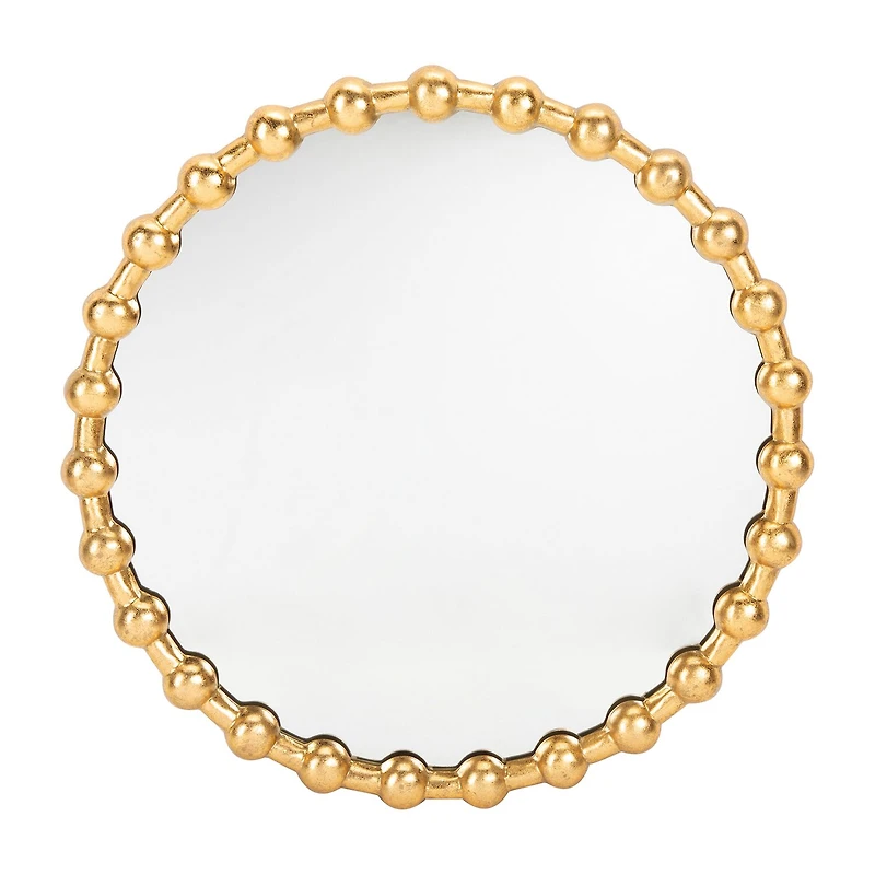 Safavieh Eden Gold Foil Wall Mount Round Wall Mirror