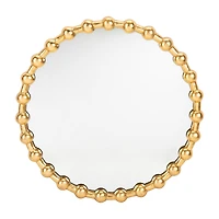 Safavieh Eden Gold Foil Wall Mount Round Wall Mirror