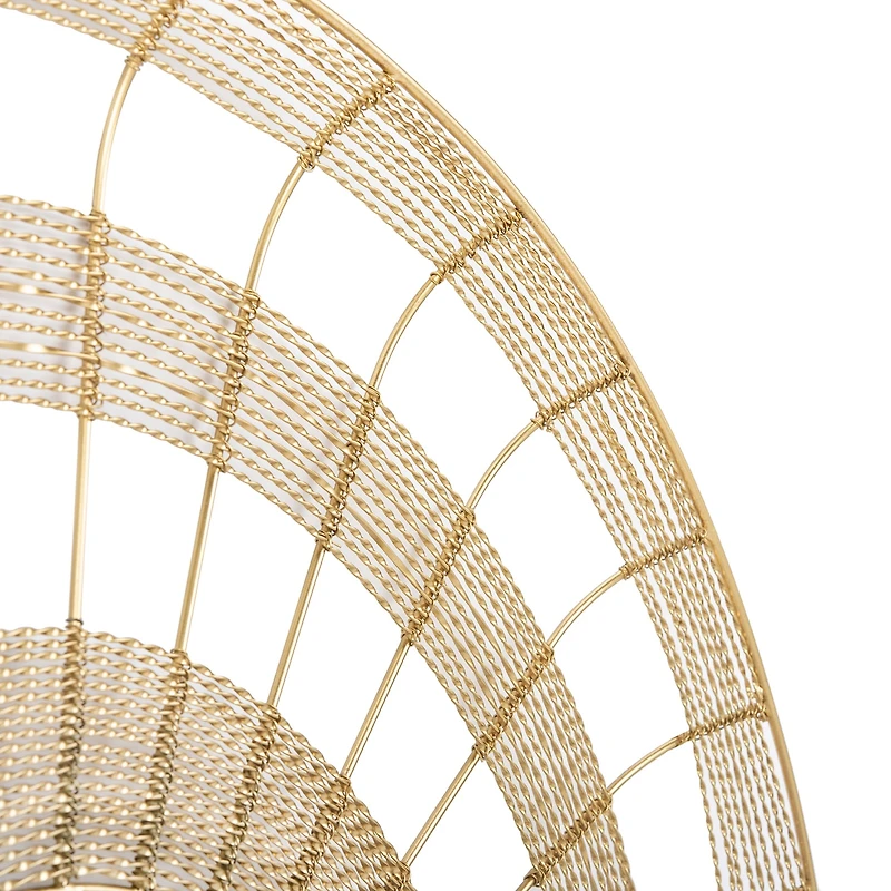 Safavieh Acton Brass Wall Mount Round Wall Mirror
