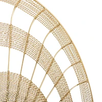 Safavieh Acton Brass Wall Mount Round Wall Mirror