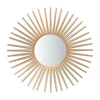 Safavieh Zyla Gold Wall Mount Sunburst Wall Mirror