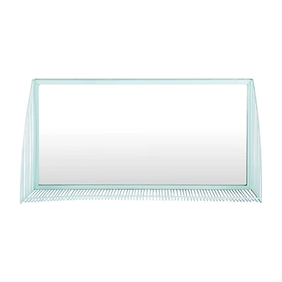 Safavieh Henly Teal Retro Wall Mount Rectangular Wall Mirror