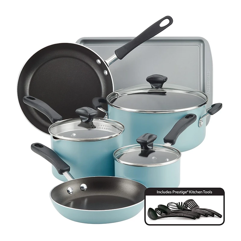 Farberware Cookstart DiamondMax Aluminum 15-pc. Cookware Set