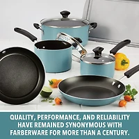 Farberware Cookstart DiamondMax Aluminum 15-pc. Cookware Set
