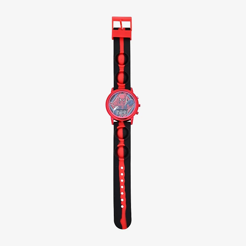 Spiderman Girls Digital Multicolor Strap Watch Spd4845