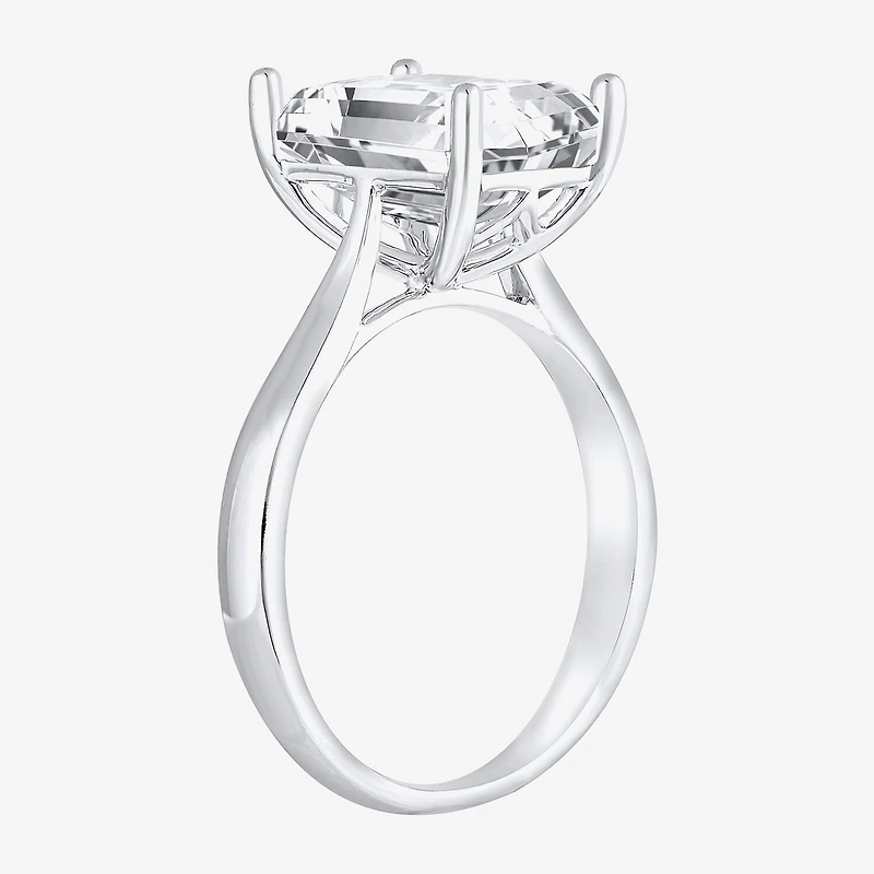 (H-I / SI2) Womens 3 CT. Lab-Grown White Diamond 14K Gold Radiant-Cut Solitaire Engagement Ring