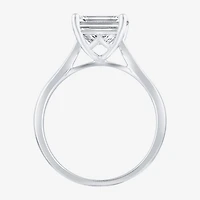 (H-I / SI2) Womens 3 CT. Lab-Grown White Diamond 14K Gold Radiant-Cut Solitaire Engagement Ring