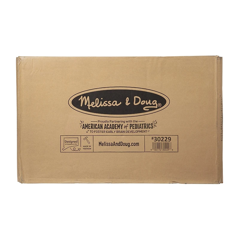 Melissa & Doug Wooden Toy Chest (Espresso)