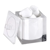 IZOD Marina White Bathroom Canister