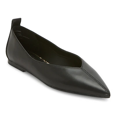 Worthington Vivianne Womens Pointed Closed Toe Ballet Flats