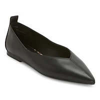 Worthington Vivianne Womens Pointed Closed Toe Ballet Flats