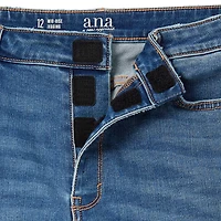 a.n.a Womens Mid Rise Adaptive Hidden Access Opening Skinny Fit Jegging Jean
