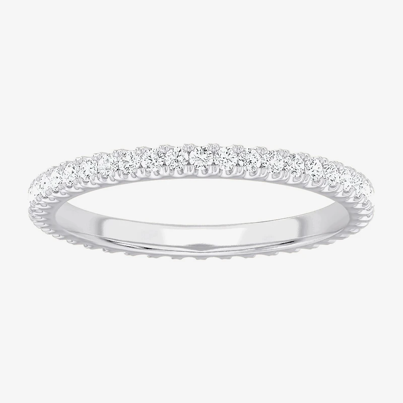 Matching Eternity Band Rings (G-H / Si1-Si2) Womens 1/2 CT. T.W. Lab Grown White Diamond 10K Gold Wedding
