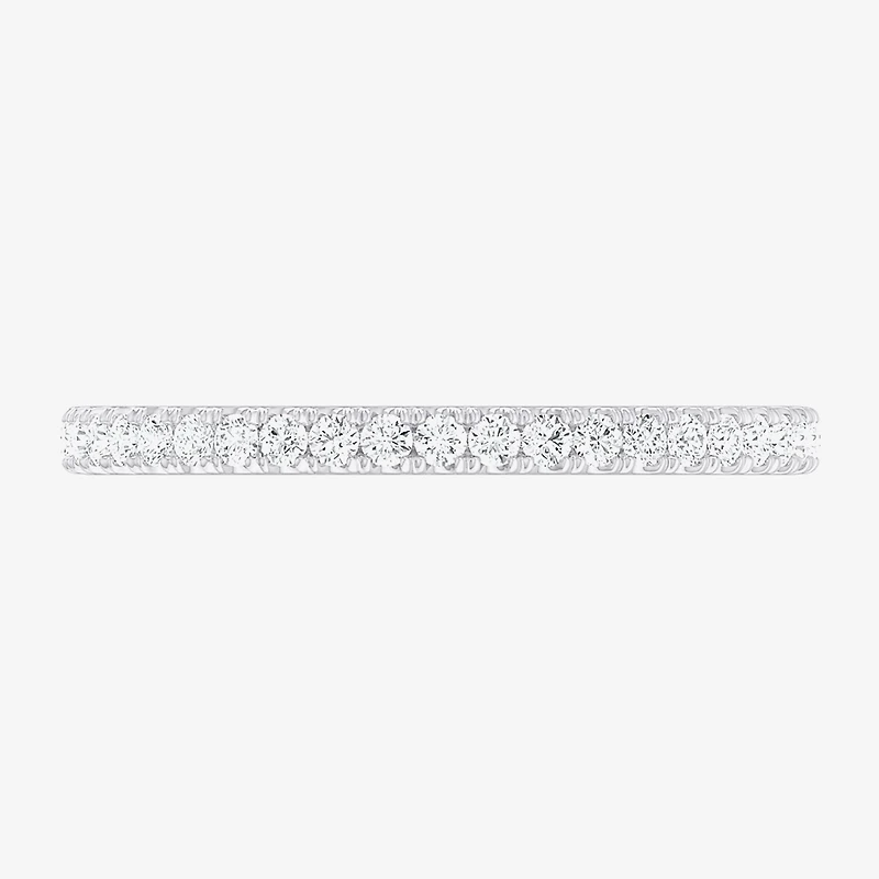 Matching Eternity Band Rings (G-H / Si1-Si2) Womens 1/2 CT. T.W. Lab Grown White Diamond 10K Gold Wedding