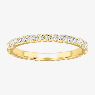 Matching Eternity Band Rings (G-H / Si1-Si2) Womens 1/2 CT. T.W. Lab Grown White Diamond 10K Gold Wedding