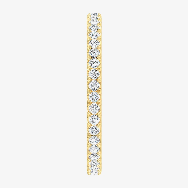 Matching Eternity Band Rings (G-H / Si1-Si2) Womens 1/2 CT. T.W. Lab Grown White Diamond 10K Gold Wedding