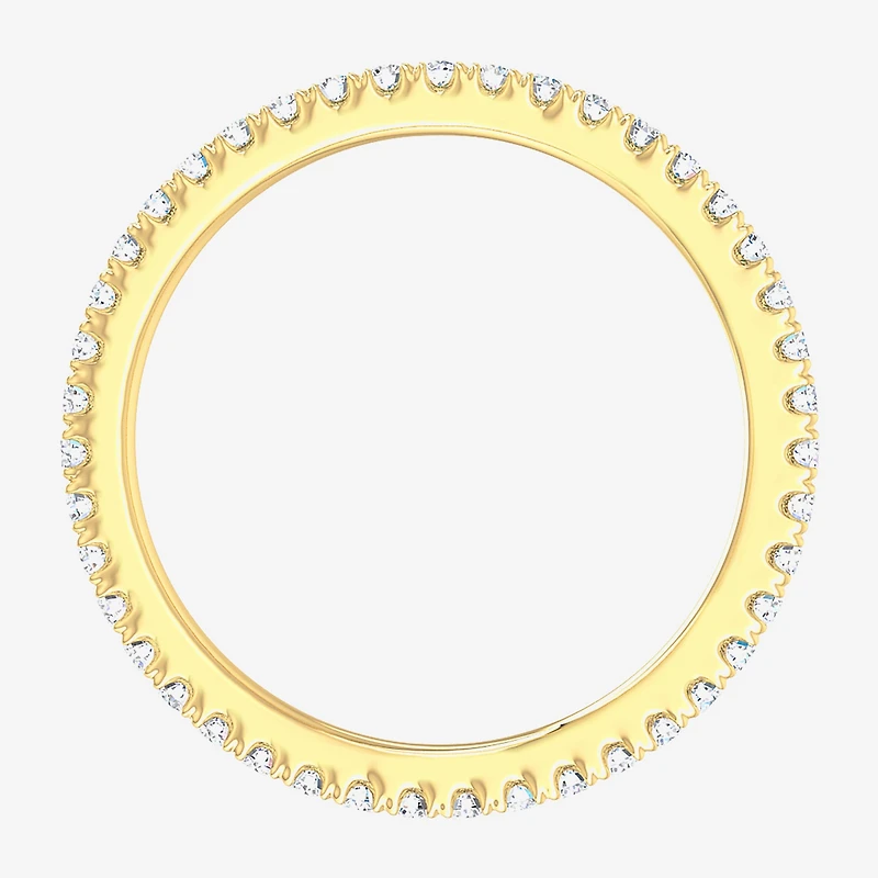 Matching Eternity Band Rings (G-H / Si1-Si2) Womens 1/2 CT. T.W. Lab Grown White Diamond 10K Gold Wedding
