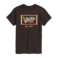 Mens Short Sleeve Willy Wonka Graphic T-Shirt
