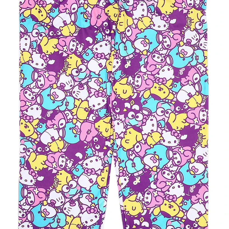 Womens Plush Hello Kitty Pajama Pants