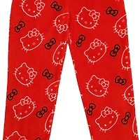 Womens Plush Hello Kitty Pajama Pants