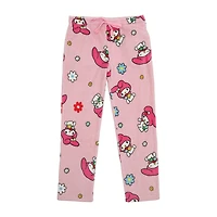 Womens Plush My Melody Pajama Pants