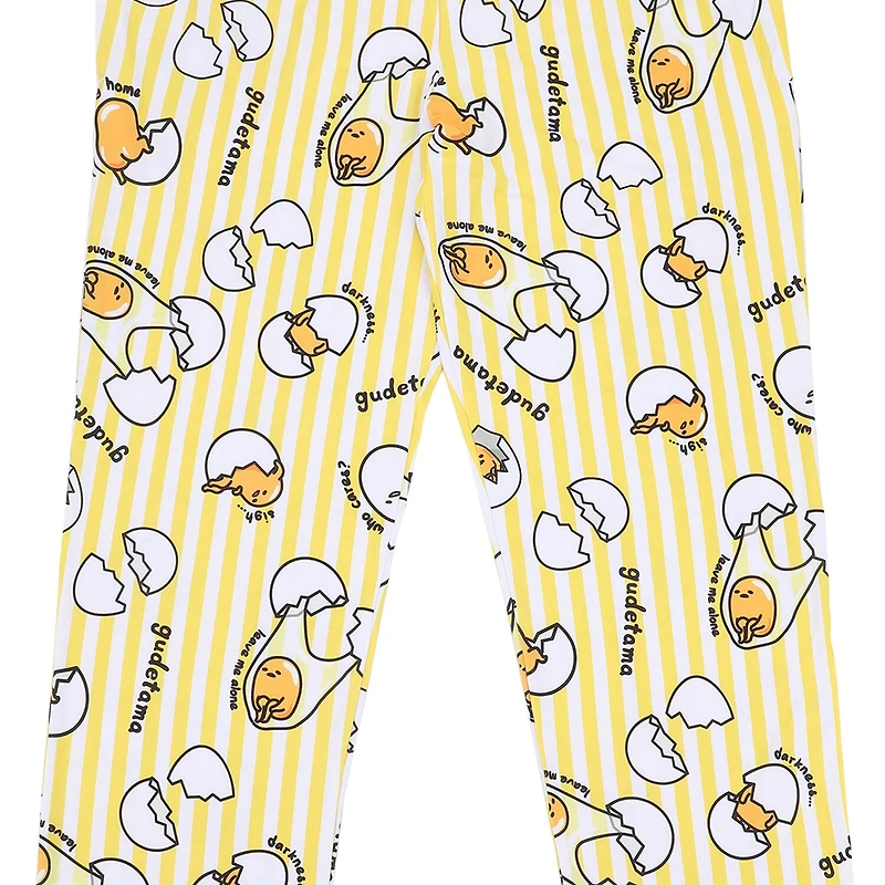 Gudetama Womens Plush Pajama Pants