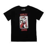 Harley Quinn Womens Plush Crew Neck Short Sleeve 2-pc. Pajama Set