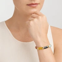 Multi-Color Jade Bracelet 14K/Sterling Silver