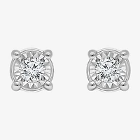 Tru Miracle 1/2 CT. T.W. Lab-Grown White Diamond 10K Gold 5.8mm Stud Earrings