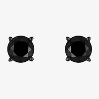1/2 CT.T.W. Color-Enhanced Black Diamond Studs 10K White Gold