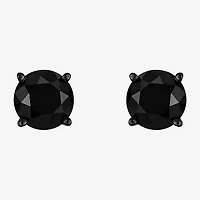 1 CT.T.W. Color-Enhanced Black Diamond Studs 10K White Gold