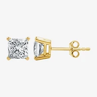 1 1/4 CT. T.W. Lab-Grown (G / Si1-Si2) Diamond Princess-cut Stud Earrings 10K or 14K Gold