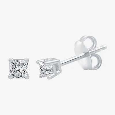 ( G/SI1-SI2 ) 1/4 CT. T.W. Lab-Grown Diamond 14K Gold Round Stud Earrings