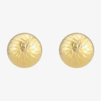 10K Gold 6mm Ball Stud Earrings