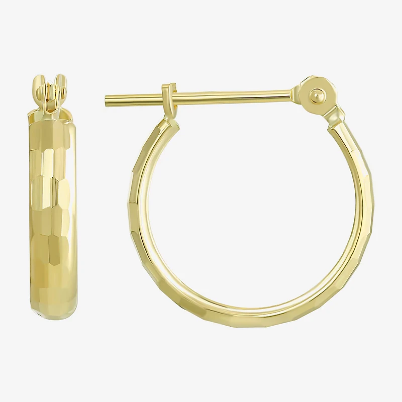 14K Gold Small Hoop Earrings