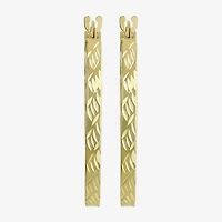 Diamond-Cut 14K Gold 18mm Hoop Earrings  