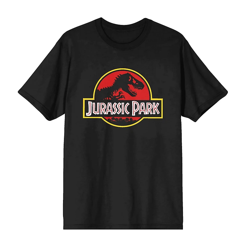 Jurassic Park Mens Crew Neck Short Sleeve 2-pc. Pajama Set