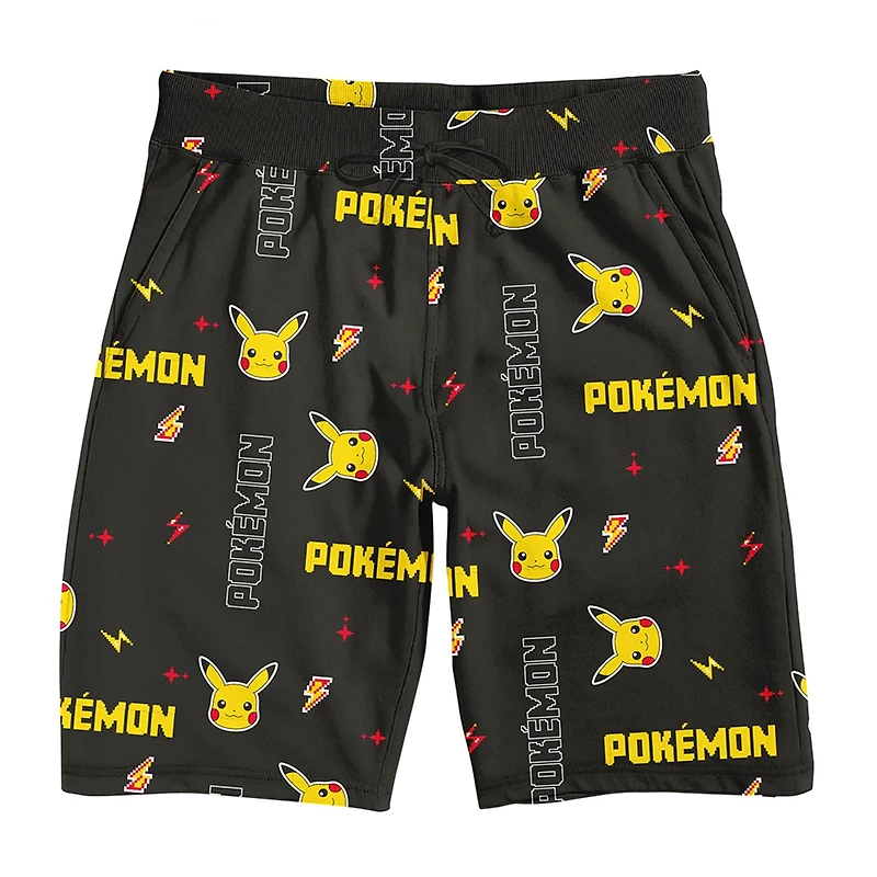 Pokemon Mens Crew Neck Short Sleeve 2-pc. Pajama Set